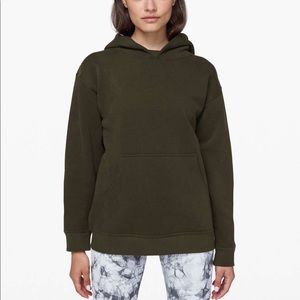 Lululemon all yours hoodie. Dark olive. XS